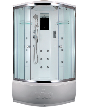 Душевая кабина Timo Lux T-7790 90x90 профиль Хром стекло прозрачное