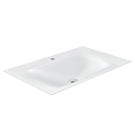 Раковина VCB-1F800W из искусственного камня, цвет белый, артикул VCB-1F800W