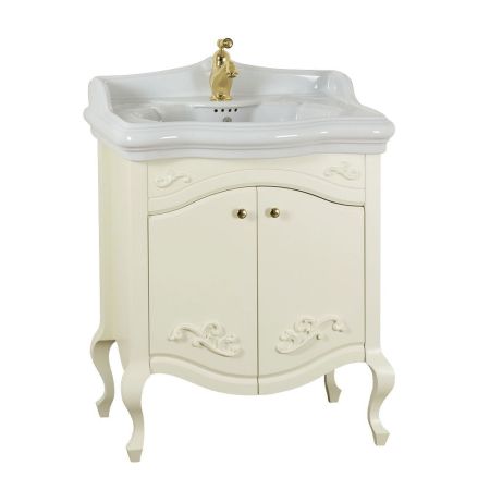 IMPERO База L68xH74xP51 см. для раковины 70 см, 2 двери, цвет: AVORIO, артикул 25973