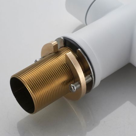 Смеситель для кухни с подключением фильтра Shevanik S248C, белый