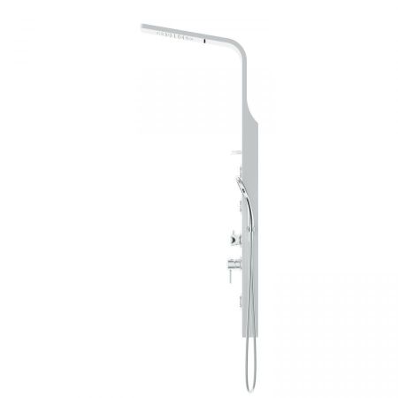 W85P-2-136AW Joy Гидромассажная панель, 3 форсунки, полочка для аксессуаров, верхний душ, 1360Х320