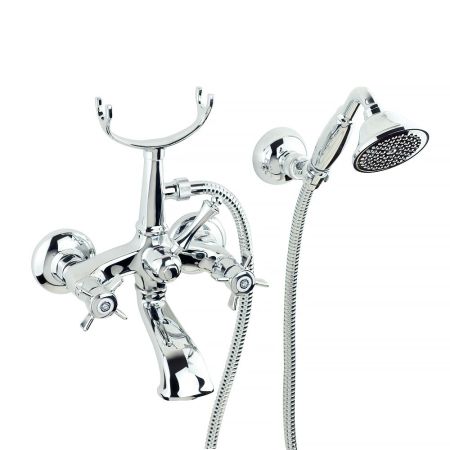 KORONA Смеситель для ванны внешний изогнутый, хром, артикул 28491