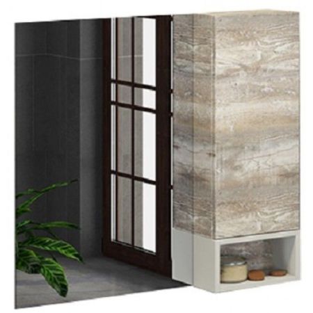 Зеркало со шкафом Comforty Турин 90 4136265 Дуб бежевый