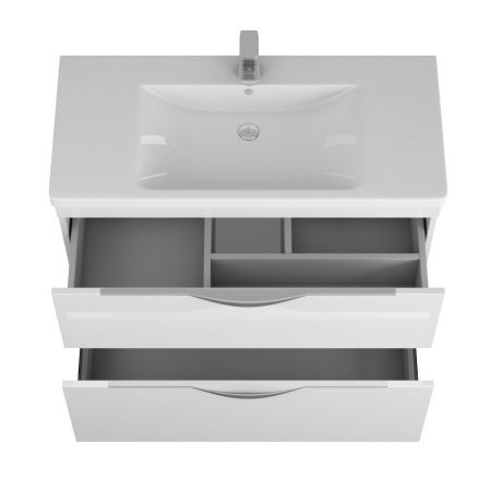 Тумба Sjel stor 100, белый лак, артикул OW25.13.00