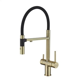 Смеситель для кухни Rose R958Q, бронза