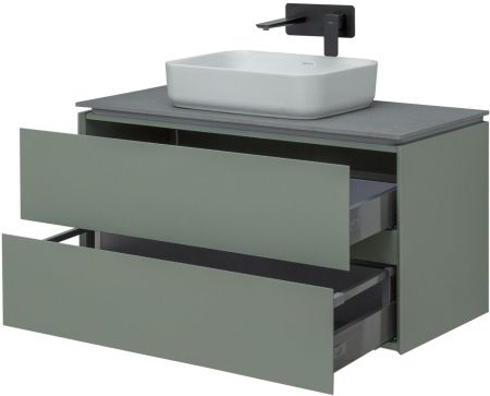 Тумба под раковину Allen Brau Infinity 100 1.21003.CGM олива матовый, артикул 1.21003.CGM