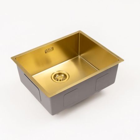 Кухонная мойка Grandex Aqua Optima 5011361, золото, артикул 5011361