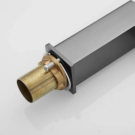 Смеситель для раковины Shevanik S6801T, оружейная сталь, артикул S6801T