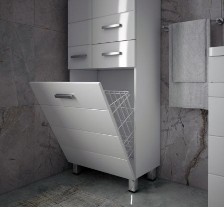 Шкаф-пенал "Денвер 60 Z1", корзина, артикул SP-00000535