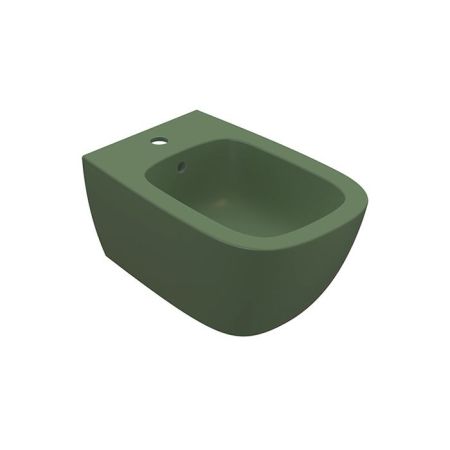 GLOBO Genesis Биде подвесное 55х36 см, с  1отв для смесителя, с креплением, цвет: felce, артикул GNS09.FE*1