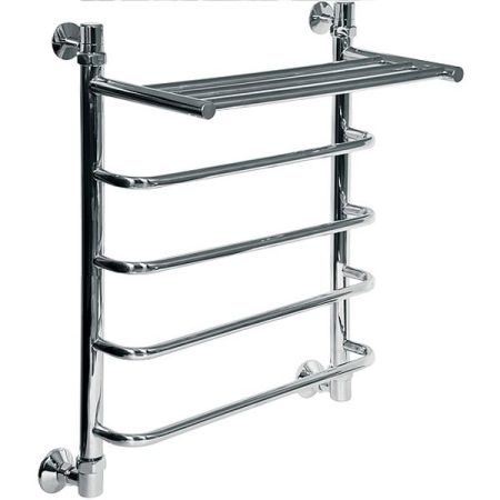 Водяной полотенцесушитель Ника Quadro Л90/ВП 60x40 с полкой Хром