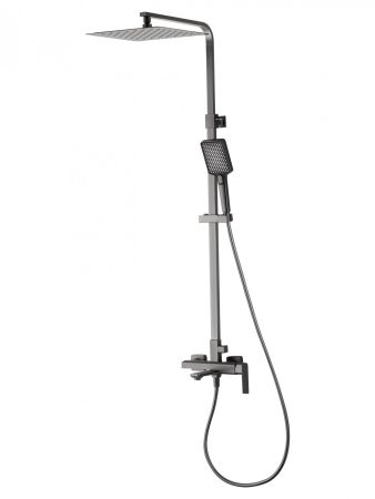 Душевая система WONZON & WOGHAND DIAMOND, Темный графит (WW-88739011-BGM), артикул WW-88739011-BGM