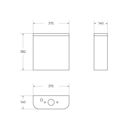 STEAM Чаша безободкового унитаза с сиденьем дюропласт soft close, P-trap, BB130CPR/SC, артикул BB130CPR/SC