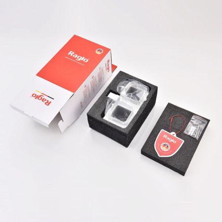 Стакан для ванной комнаты двойной Raglo R301.08, хром