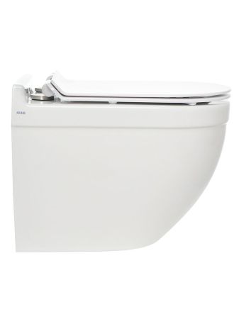 AQM2010 Унитаз подвесной сиденье SoftClose, технология смыва Rimless QUIET, скрытый крепеж. 520х360х410