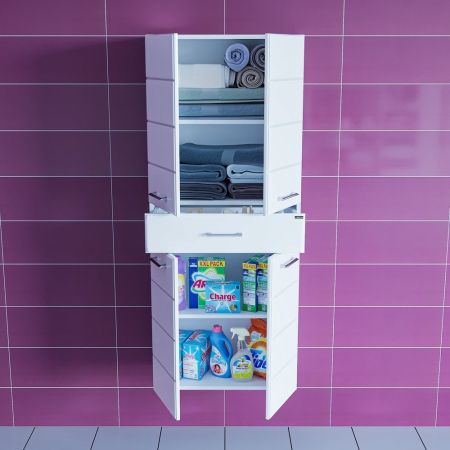 Шкаф-пенал СаНта Омега 60 507008, подвесной, артикул 507008