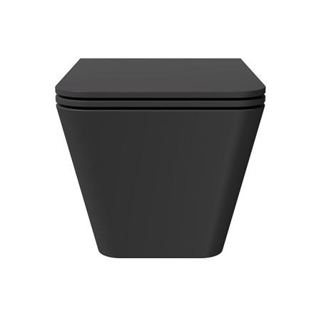 Унитаз, Alice, Hide, безободковый (с открытым смывным краем), тип установки-подвесной, ширина, мм-350, глубина, мм-550, высота, мм-345, форма чаши-прямоугольная, выпуск-горизонтальный, материал-керамика, сиденье-необходимо заказать, вид грязеотталкивающег, артикул 31210108