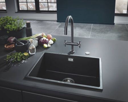 Смеситель для кухни GROHE Atrio New, матовый темный графит (30362AL0), артикул 30362AL0