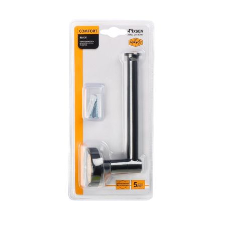 Держатель для туалетной бумаги FIXSEN COMFORT    BLACK FX-86010A, черный, артикул FX-86010A