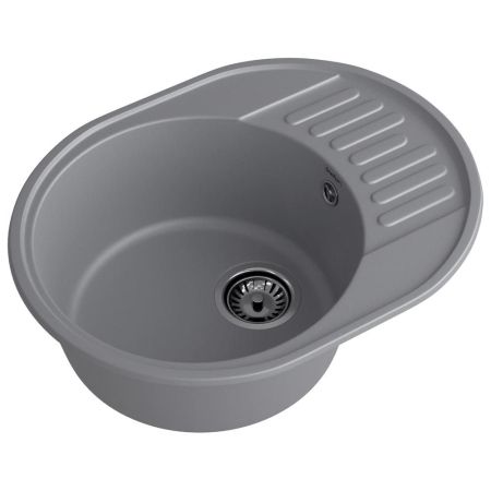 Кухонная мойка GranFest QUARZ 58, темно-серый, артикул 58 темно-серый
