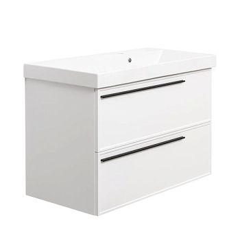 Тумба под раковину подвесная La Fenice Elba TWIN FNC-01-ELB-B-90-2, белая