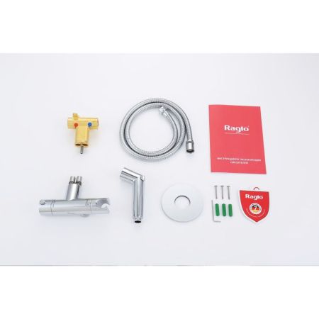 Гигиенический душ с термостатом Raglo R23.56, хром