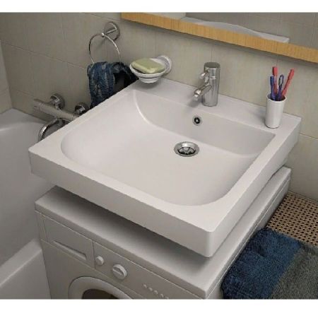 Раковина Florentina Ривьера 60 на стиральную машину Белая