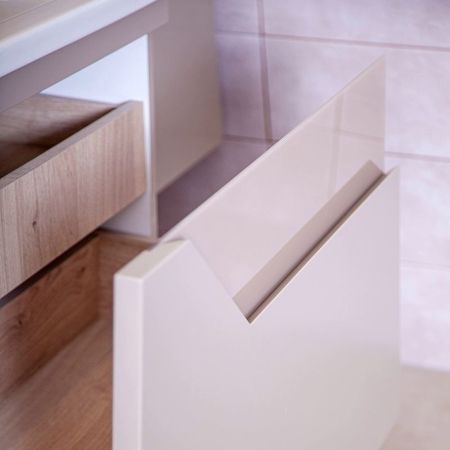 Комплект мебели для ванной Бриклаер БРАЙТОН 60B, бежевый, артикул БРАЙТОН 60B