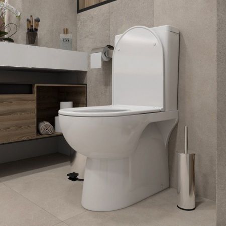 Унитаз напольный Maretti Sofia безободковый с микролифтом, SF10NBM50-844, белый, артикул SF10NBM50-844