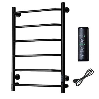 Полотенцесушитель электрический (лесенка) Тругор Пэк сп 6 80х50 см, черный