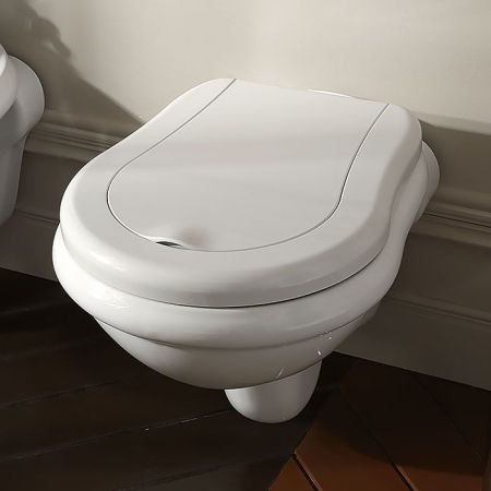 KERASAN Retro Унитаз подвесной 52*38см, цвет белый, артикул 101501