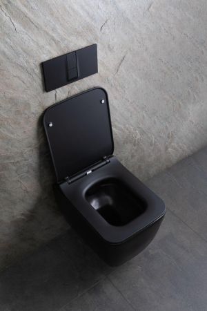 Чаша подвесного унитаза Allen Brau Liberty 4.33007.31 черный матовый, артикул 4.33007.31