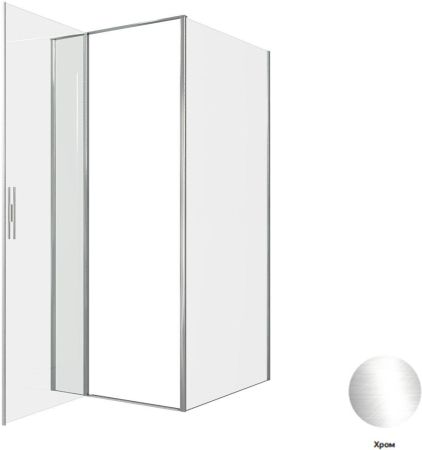 Душевой уголок Allen Brau Priority 90x100 3.31025.00 + 3.31046.00 хром, артикул 3.31025.00 + 3.31046.00