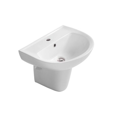 Раковина подвесная AQ5420-00 550*440, белая, артикул AQ5420-00