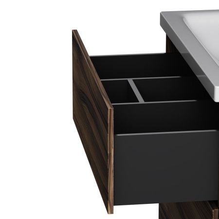 M90FSX0752HF Gem, База под раковину, напольная, 75 см, 2 ящика, цвет: орех, артикул M90FSX0752HF