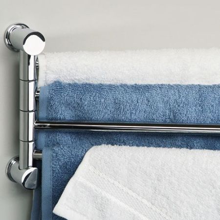 Полотенцедержатель WasserKRAFT K-1034 поворотный Хром Полотенцедержатель WasserKRAFT K-1034 поворотный Хром