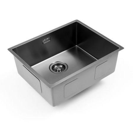 Кухонная мойка Grandex Aqua Optima 5011363, графит, артикул 5011363
