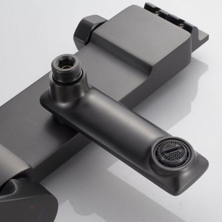 Душевая система Shevanik S4226T, оружейная сталь, артикул S4226T