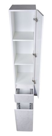 Колонна универсальная "Атлантика 30" с корзиной, Люкс бетон крем, PLUS, артикул СС-00002277