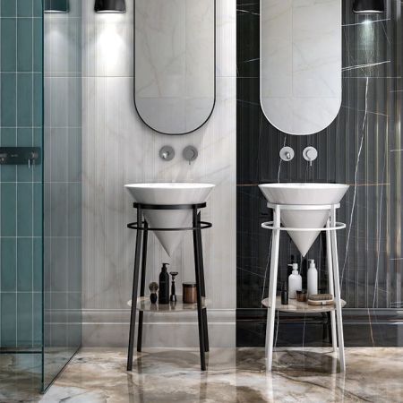 Металлическая структура CONO напольная 44, белая матовая