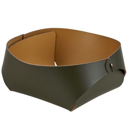 ADJ Корзинка Flora, 15x15xH7 см., цвет: оливковый/горчичный, артикул 0041.55/40