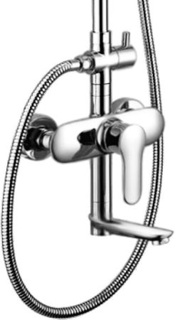 Душевая система BelBagno Reno REN-VSCM-CRM-IN Хром, артикул REN-VSCM-CRM-IN