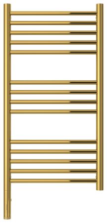 Полотенцесушитель электрический "БОГЕМА 3.0" прямая 800х400 / МЭМ левый (Золото)
