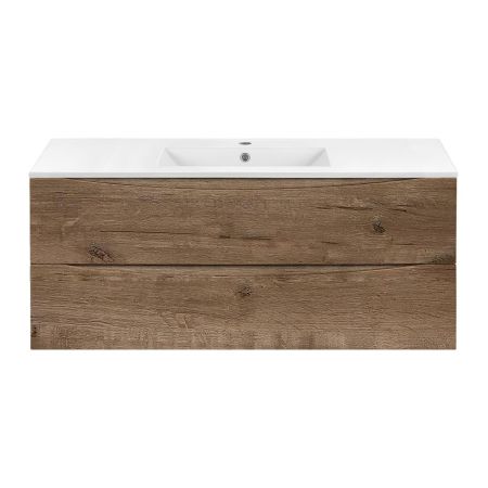 База под керамическую раковину Mia 1200 подвесная, 2 выкатных ящика soft close, V.Oak, артикул VMC-2MC120VO