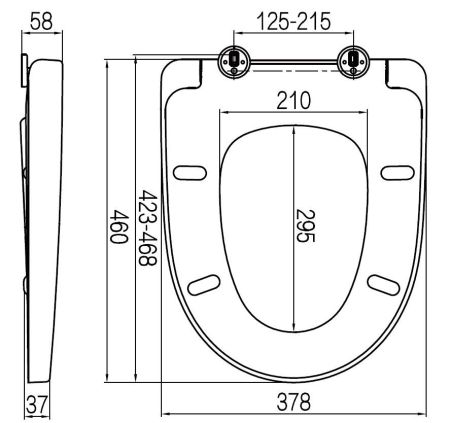 C117852WH Awe сиденье для унитаза микролифт, артикул C117852WH