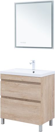 Тумба под раковину Aquanet Нота New 75 дуб светлый, артикул 00344143