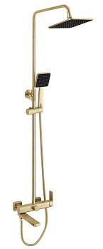 Душевая система Fmark FS8745-22C, матовое золото