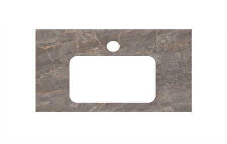 Спец. изделие декоративное из керамогранита Парнас 80, коричневое