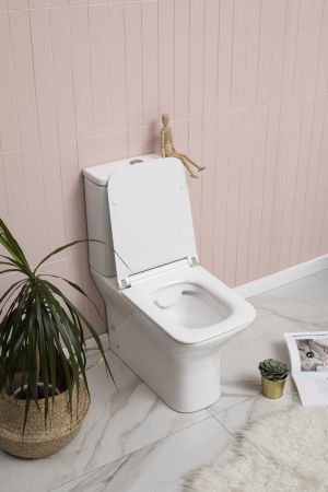 Чаша напольного унитаза Aquanet Rimless Cube-C CL-12248B