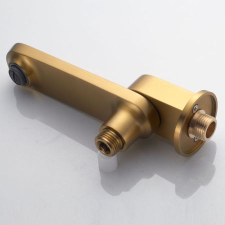 Душевая система встраиваемая Shevanik S4335G, золотой сатин